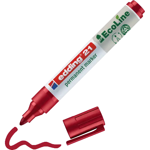 [4212] EDDING 21 EcoLine RED OGIVE, DAS STÜCK