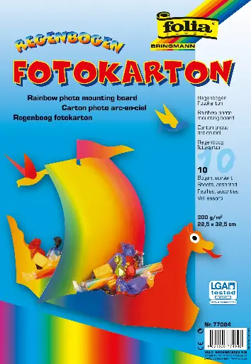 [20491] REGENBOGENKARTON 300G A4, 10 BLÄTTER