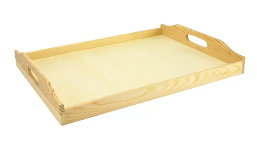 [80419] PLATEAU EN BOIS 40X30X5.5 CM, LA PIÈCE