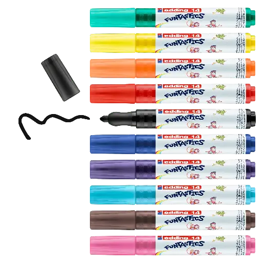 [535100] EDDING 14 FUNTASTIC- 3MM, BOX OF 10 ASS.