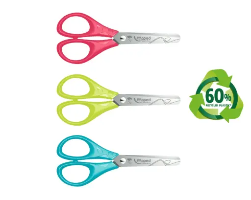 [0339G] CISEAUX MAPED ESSENTIALS PULSE 13 CM, GAUCHER