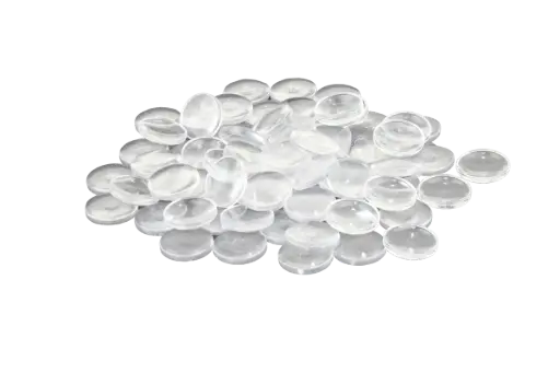 [6306] PIERRES TRANSLUCIDES TRANSPARENTES, 100 PIÈCES