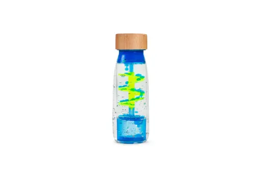 [9720] BOUTEILLE SENSORIELLE SPIRALE BLEUE