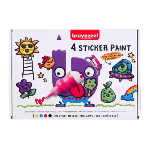 [50104] BRUYNZEEL STICKER PAINT, LOT DE 4