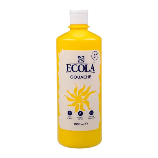 [BA317] GOUACHE ECOLA JAUNE 200, 1L