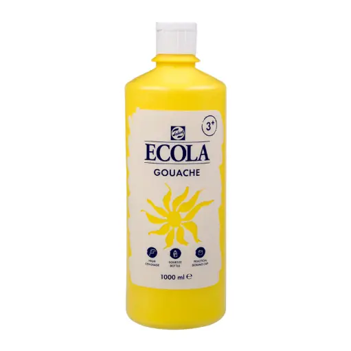 [BA318] GOUACHE ECOLA JAUNE PRIMAIRE 205, 1L