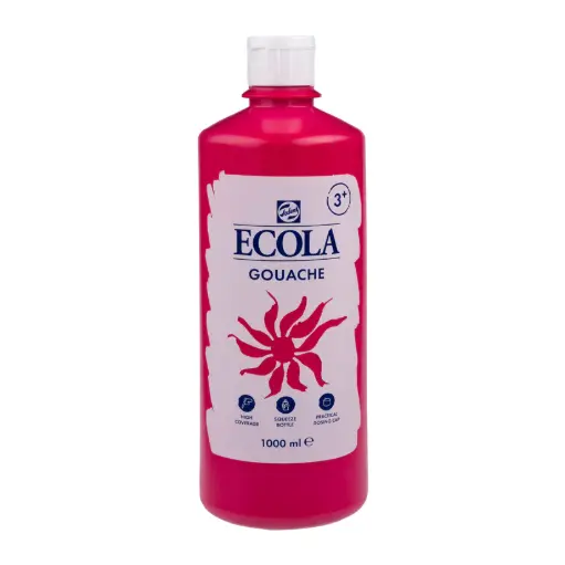 [BA321] GOUACHE ECOLA CARMIN , 1L