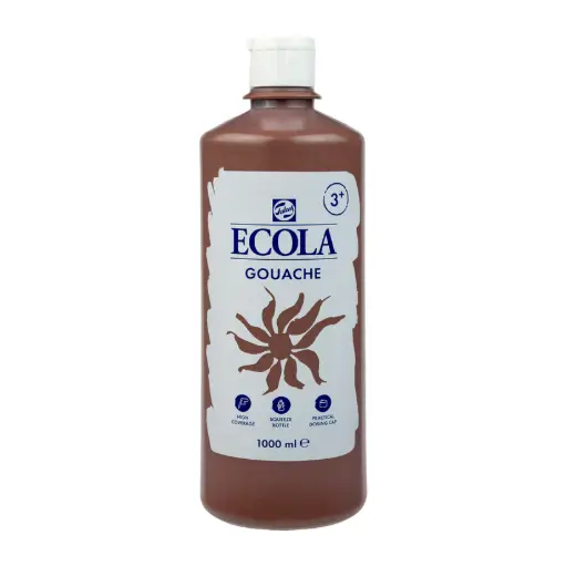[BA324] GOUACHE ECOLA BRUN 400, 1L