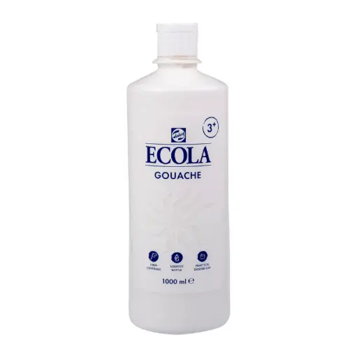 [BA327] GOUACHE ECOLA NOIR 700, 1L