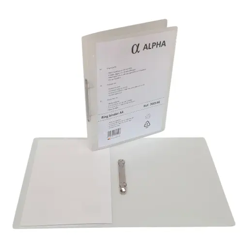 [301910] CLASSEURS PANORAMA TRANSPARENT BLANC A4 2A, LA PIÈCE