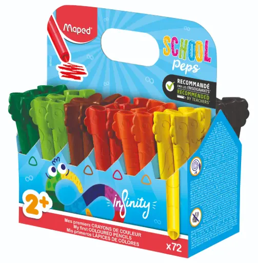 [521902] CRAYONS DE COULEUR INFINITY KIDY,