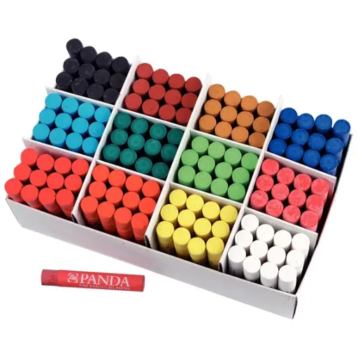 [BA027] PASTEL À L'HUILE PANDA, COFFRET DE 144