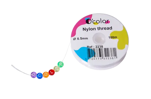 [8155] FIL NYLON 0,50 MM, BOBINE DE 100M