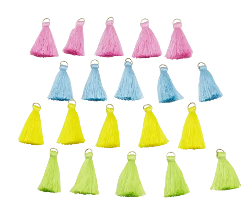 [827806] MINI POMPONS COTON PASTEL/20