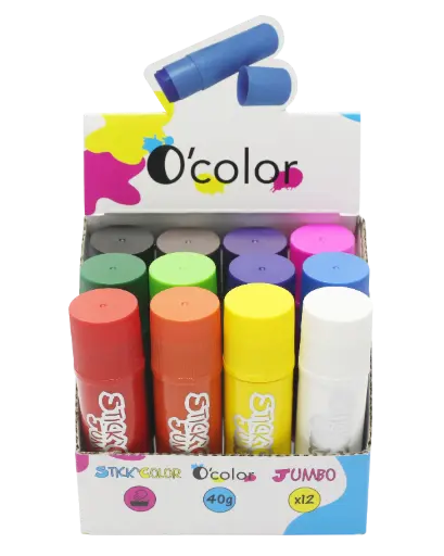 [52669] STICKS GOUACHE JUMBO 1ER PRIX , BOÎTE DE 12