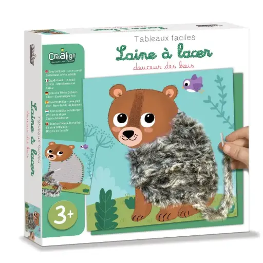 [831302] LAINE À LACER "DOUCEUR DES BOIS"