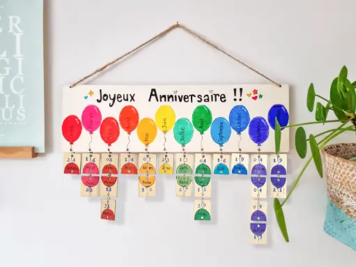 [80922] CALENDRIER MÉMO DES ANNIVERSAIRES