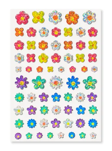 [85520] STICKERS FLEURS ÉPOXY