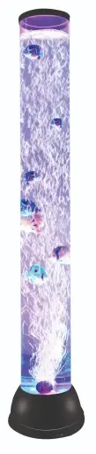 [9709] COLONNE SENSORIELLE À BULLES AVEC POISSONS