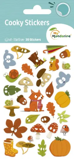 [86121] COOKY STICKERS AUTOMNE