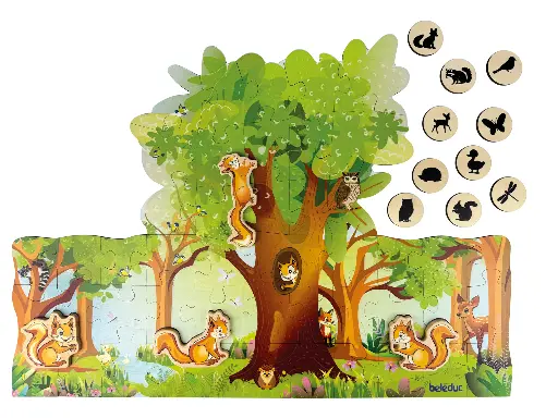 [SA8180] NUKI & SES AMIS PUZZLE XXL, 54 PIÈCES 