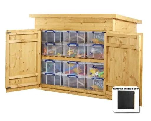 [6597] Abri réserve capacité 12 rangements