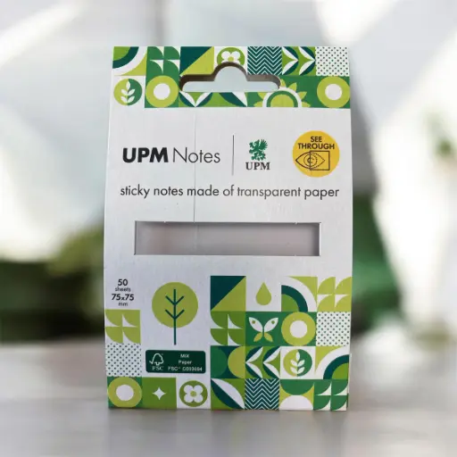 [1065] NOTES ADHÉSIVES TRANSPARENTES, 50 FEUILLES