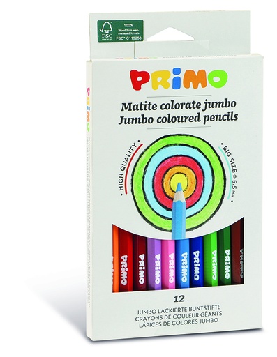 [5252] MAXICOLOR PENCILS 12X18CM, CASE OF 12