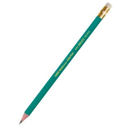 [5250G] CRAYON GRAPHITE ÉVOLUTION HB BOUT GOMME/12