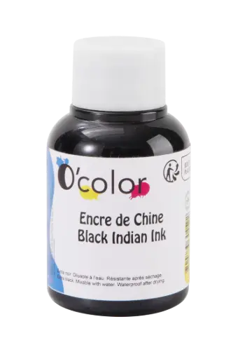 [50160] BLACK CHINA INK, 60CC POT