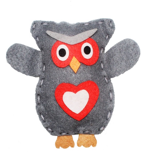 [814128] HIBOU À COUDRE EN FEUTRINE, PIÈCE