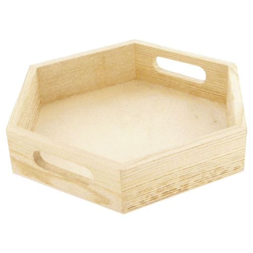 [80417] HEXAGONAL TRAY, 20X18X4 CM