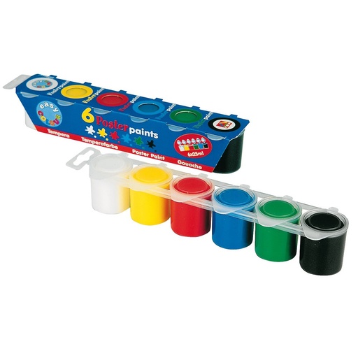 [5008] GOUACHE DOOS VAN 6 POTTEN VAN 25CC