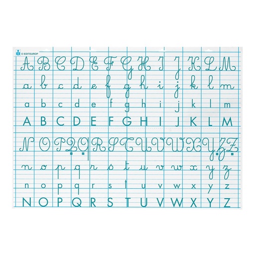 [WL001] ABC CHART, 1M X 70CM