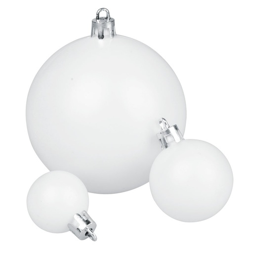[80701] Weihnachtskugeln aus Kunststoff, 39er-Set