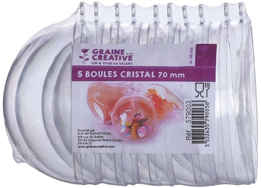 [8069] 7CM PLASTIC BALLS, SET OF 5