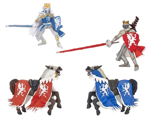 [9429] RIDDER MET PAARDEN FIGUURTJES