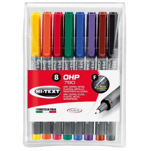 [53865] OHP 780 Permanentmarker, Schachtel mit 8 Stück