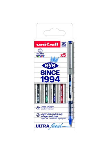 [557810] UNI-BALL EYE CLASSIC ROLLERBALLS, CASE OF 5