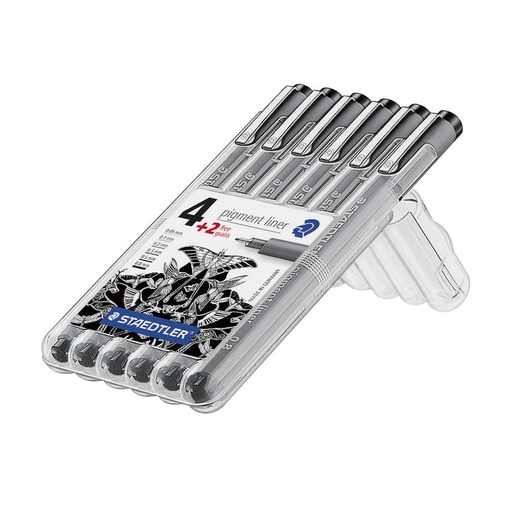 [531501] CALIBER FINELINER VILTSTIFTEN, DOOS VAN 6