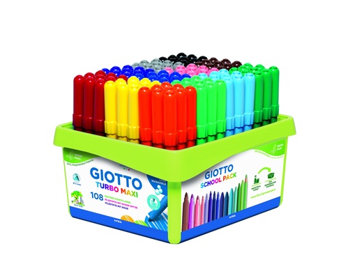 [53763] TURBO MAXI MARKERS, DOOS VAN 108