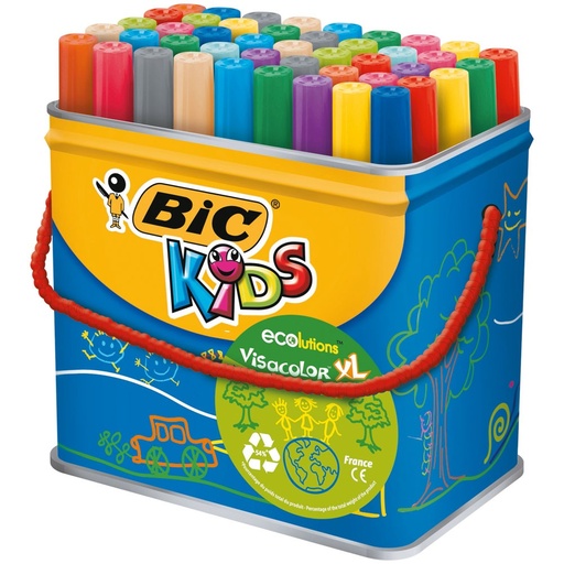 [5358B] MARQUEURS VISACOLOR XL POT DE 48