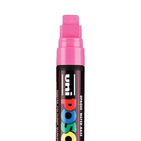 [C1K07] MARQUEUR POSCA PC17K, ROSE