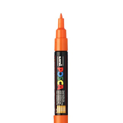 [C1R09] POSCA FINE PC1MC MARKER, ORANJE