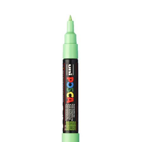[C1R12] POSCA FINE PC1MC MARKER, HELLGRÜN