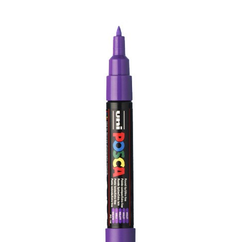 [C1R13] POSCA FINE PC1MC MARKER, PURPLE