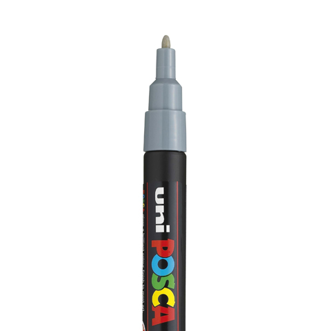 [C3M04] POSCA PC3M MARKER, GRAU