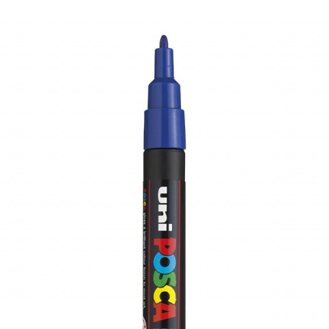 [C3M06] POSCA PC3M MARKER, DONKERBLAUW