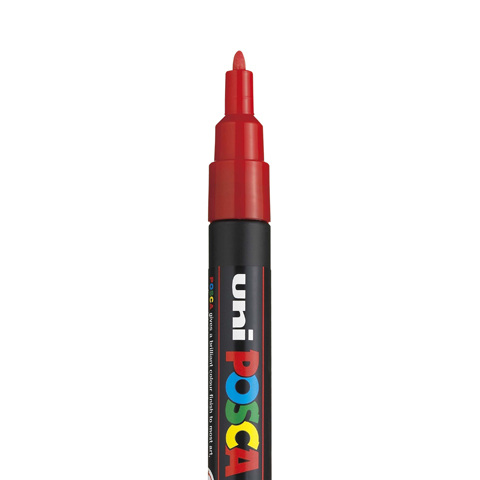 [C3M07] POSCA PC3M MARKER, RED
