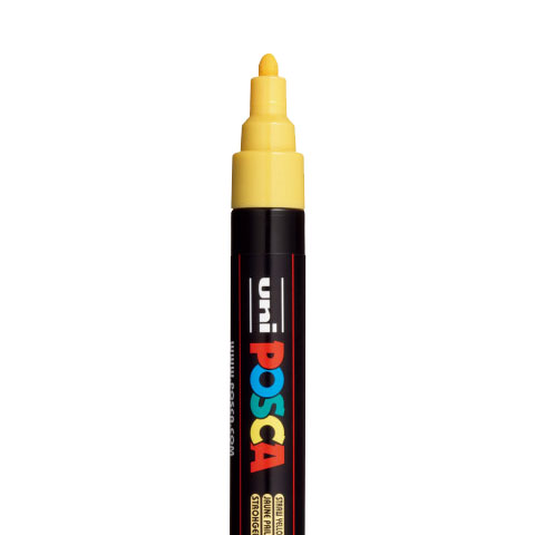 [C5M30] POSCA PC5M MARKER, STROHGELB